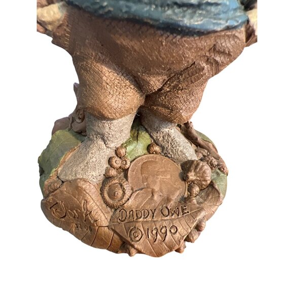 Vtg Tom Clark Daddy Owe Gnome Pockets 1990 Numbered 83 6.5" Pecan Resin Estate - Picture 3 of 6